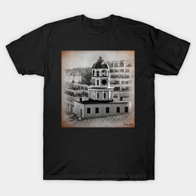 Halifax Town Clock T-Shirt by kenmo